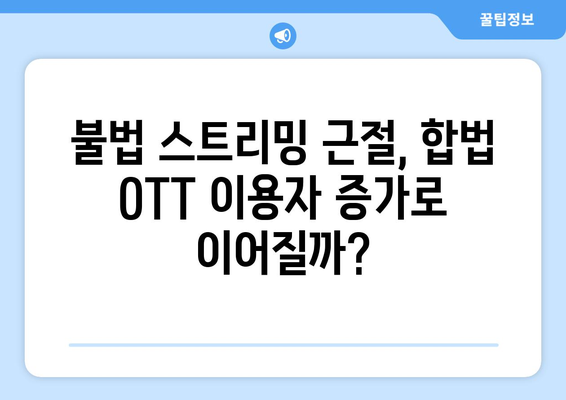 누누티비 폐쇄: OTT 산업에 미치는 경제적 영향