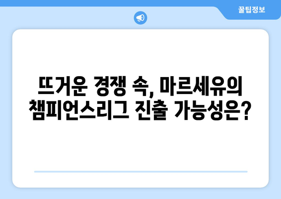 리그 1 2024-2025: 마르세유의 챔피언스리그 진출 도전