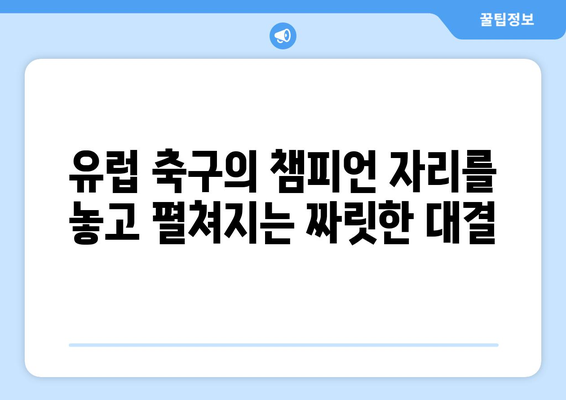 2024-2025 유로파리그 결승: 영광과 챔피언스리그 진출권을 향한 싸움