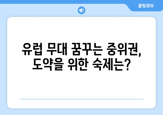 프리미어리그 2024-2025: 유럽 진출을 노리는 중위권 팀들