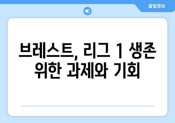 리그 1 2024-2025: 브레스트의 생존 전략과 리그 성적