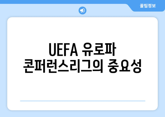 UEFA 유로파 콘퍼런스리그 2024-25 출전권 획득 경쟁 분석