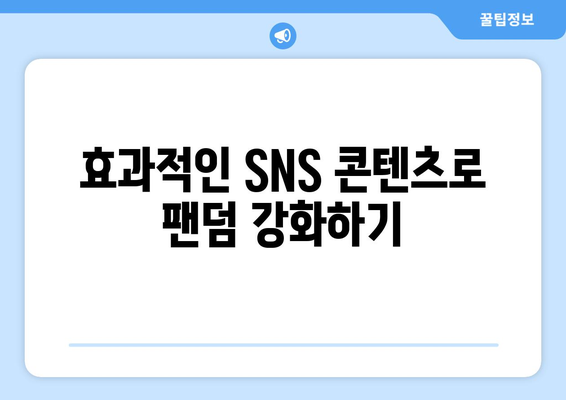 더 인플루언서 출연자 팬덤 형성: SNS 마케팅의 힘