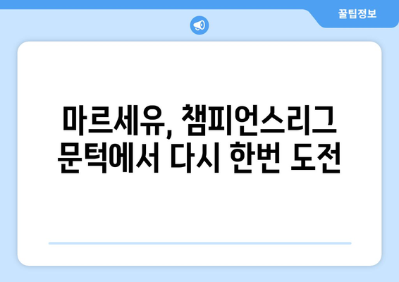 리그 1 2024-2025: 마르세유의 챔피언스리그 진출 도전