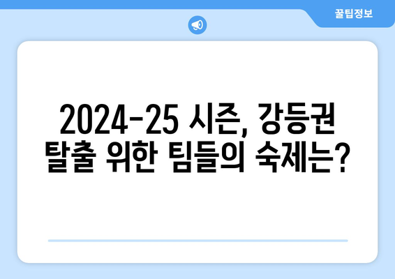 2024-25 리그앙 강등권 예상 팀 분석