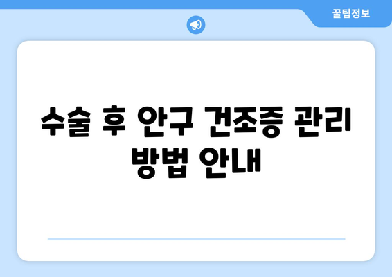 안구 건조증의 복잡성: 강남 안과에서 제공하는 라식, 라섹, 렌즈 삽입술의 장단점