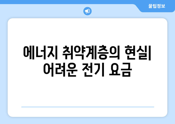 에너지 취약계층에 대한 전기 요금 지원 확대: 130만 가구 대상 15,000원 지원