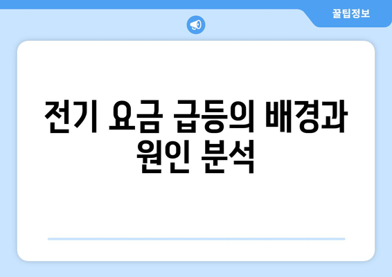 전기 요금 급등 대비 130만 취약 가구에 지원 확대