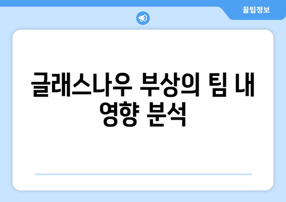 야마모토 복귀 임박! 하지만 글래스나우 부상에 팀 공백 심화... 1위 위험에?