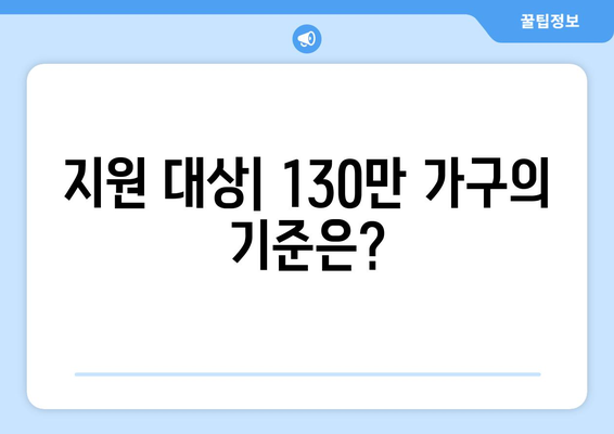 130만 가구에 에너지 취약계층 전기요금 지원