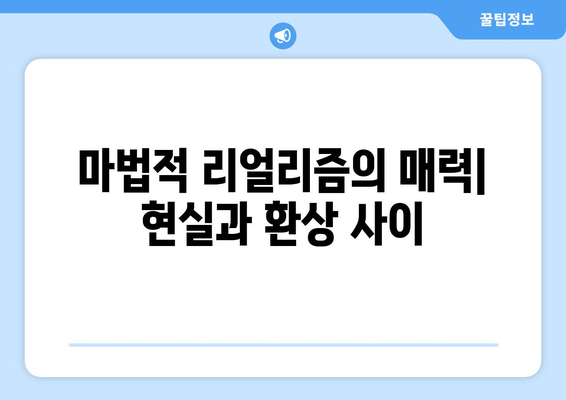 마법적 리얼리즘의 세계: 2024년 8월 OTT 특집