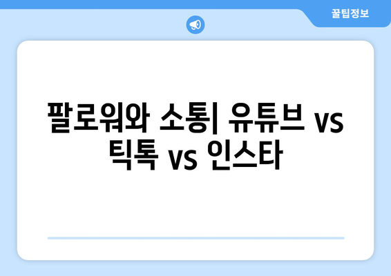 유튜브 vs 틱톡 vs 인스타: 더 인플루언서 출연자들의 주 플랫폼 분석