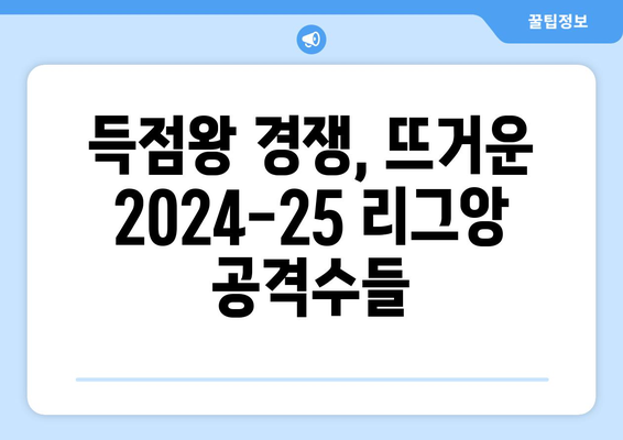 2024-25 리그앙 최고의 공격수 TOP 5