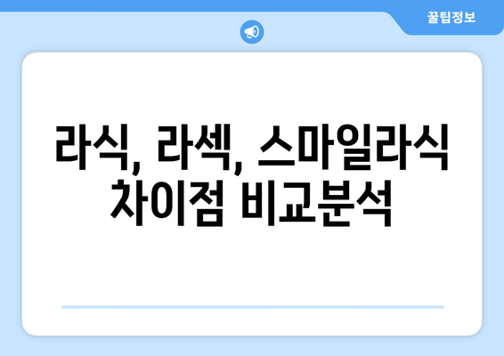 내 눈에 맞는 시력교정 방법: 라식, 라섹, 스마일라식