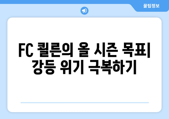 분데스리가 2024-2025: FC 쾰른의 분데스리가 생존 싸움