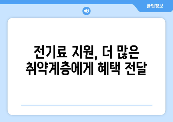 취약계층 130만 가구 전기료 1만5천원 추가 지원