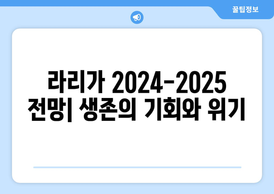 라리가 2024-2025: 알메리아의 라리가 2년 차 시즌과 생존 희망