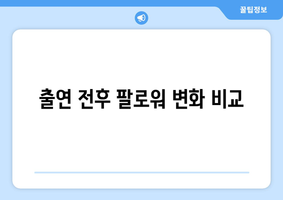 더 인플루언서 출연 후 팔로워 증가율: 누가 가장 많이 늘었나