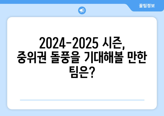 프리미어리그 2024-2025: 유럽 진출을 노리는 중위권 팀들