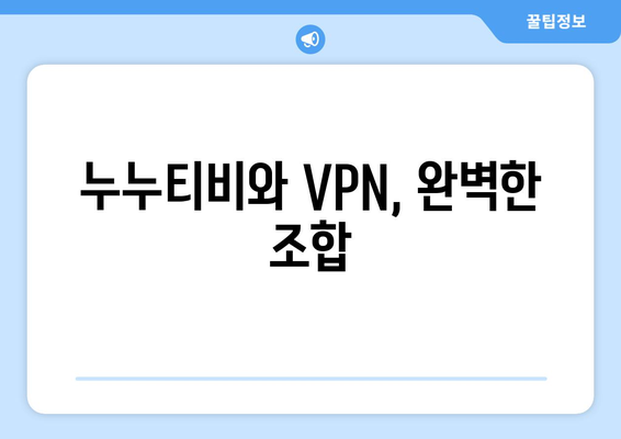 넷플릭스 VPN 누누티비와 함께 안전하게 우회하는 법