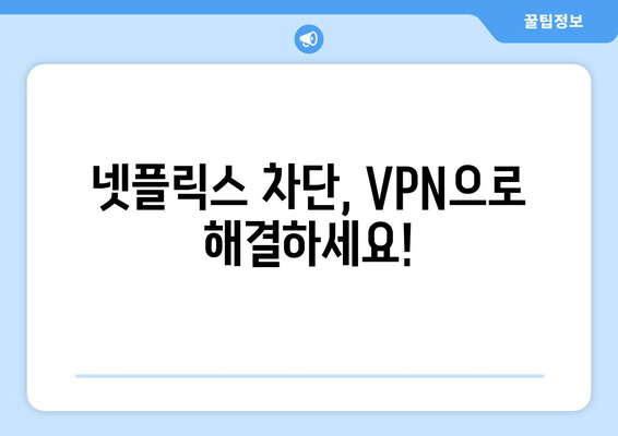 넷플릭스 VPN 누누티비 사용 가이드: 차단 없이 시청