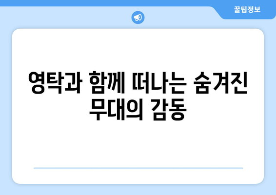 영탁쇼 미공개 영상과 비하인드 스토리