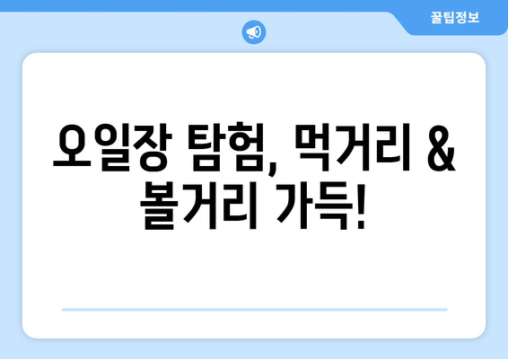 전국 유명 오일장 방문 꿀팁, 날짜와 장소 확인 필수