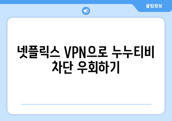 넷플릭스 VPN 누누티비, 차단을 우회하는 최고의 방법