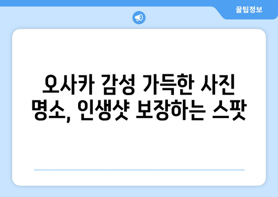 오사카 여행 코스, 첫 방문자를 위한 완벽 가이드