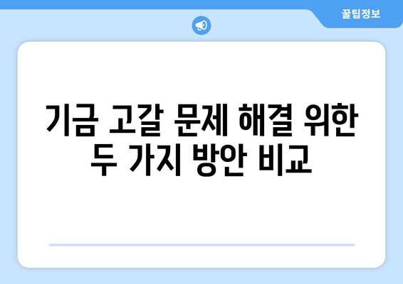 국민연금 개혁안 2안: 주요 변경 사항과 차별점