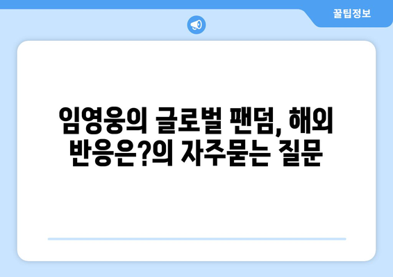 임영웅의 글로벌 팬덤, 해외 반응은?