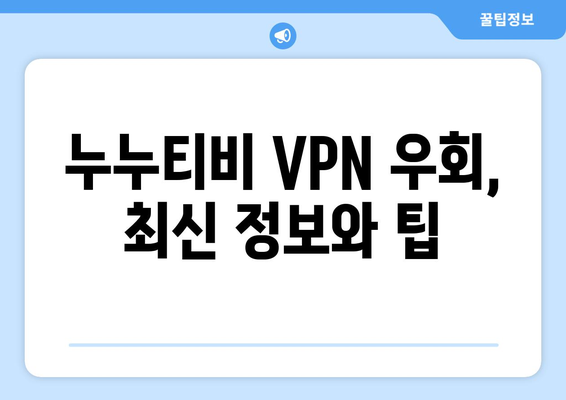 누누티비 VPN 우회접속, 최신 접속법 가이드