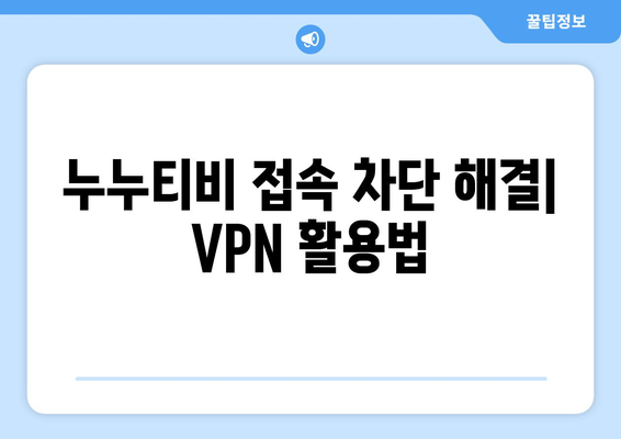 넷플릭스 VPN 누누티비, 차단을 우회하는 최고의 방법