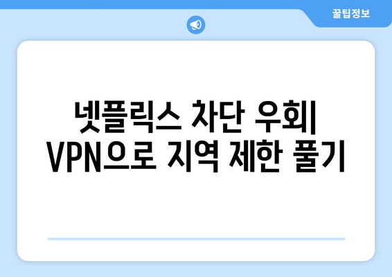 넷플릭스 VPN 무료로 안전하게 사용하기