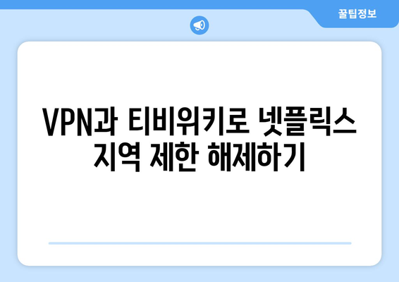 넷플릭스 VPN 티비위키 사용법, 간편하게 설정하는 방법