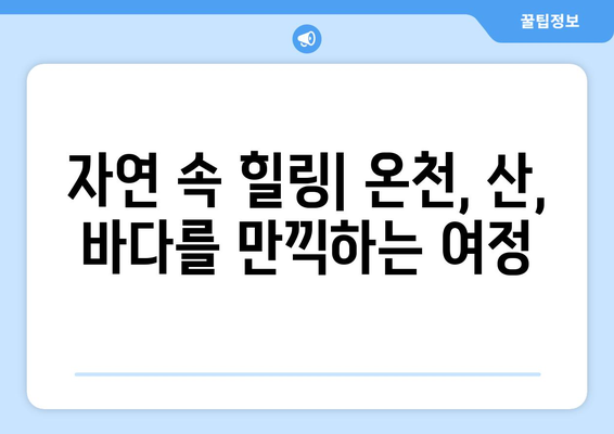 일본 여행 코스 추천, 테마별로 계획하는 맞춤형 일정