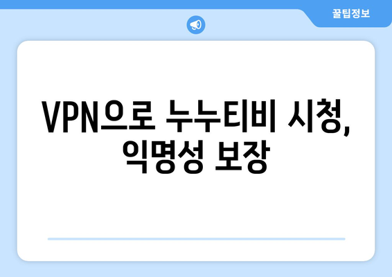 누누티비 우회 방법, 최신 VPN 접속 가이드