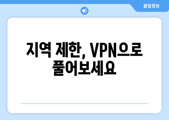 티비위키 VPN 설정법, 우회접속 문제 해결하기