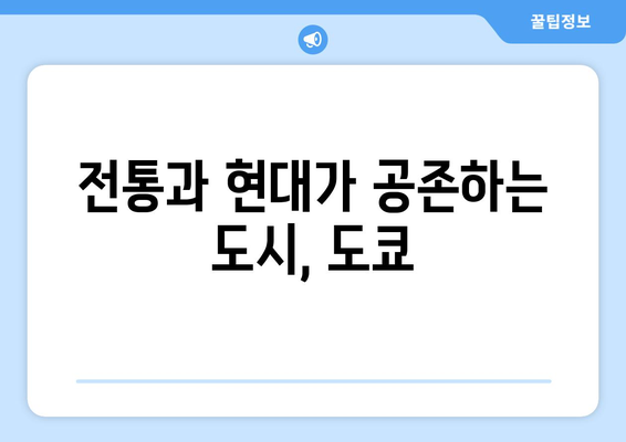 일본 여행지 추천, 일본의 매력을 가득 느낄 수 있는 명소