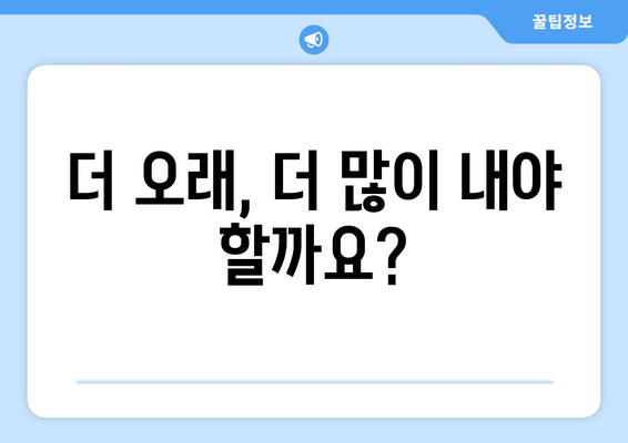 연금개혁안 내용 정리: 국민연금 개편안의 핵심 요소