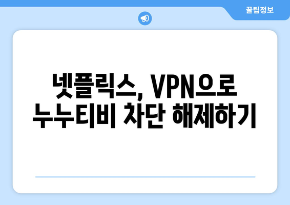 넷플릭스 VPN 누누티비 설정법, 쉽게 차단 우회하기