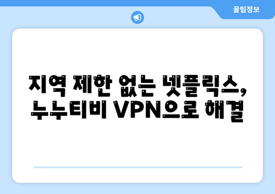 넷플릭스 VPN 누누티비와 함께 안전하게 콘텐츠 즐기기