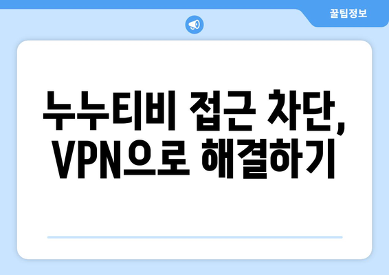 넷플릭스 VPN 누누티비, 무료로 안전하게 우회하는 법