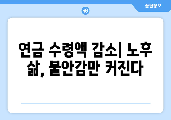 연금개혁안 문제점: 국민연금 개혁안의 위험 요소 분석