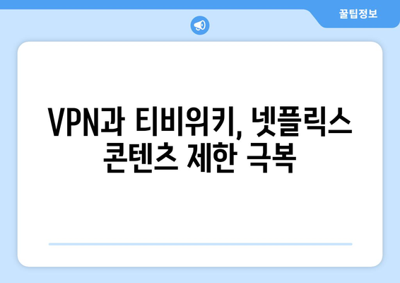 넷플릭스 VPN 티비위키 사용법, 간편하게 설정하는 방법