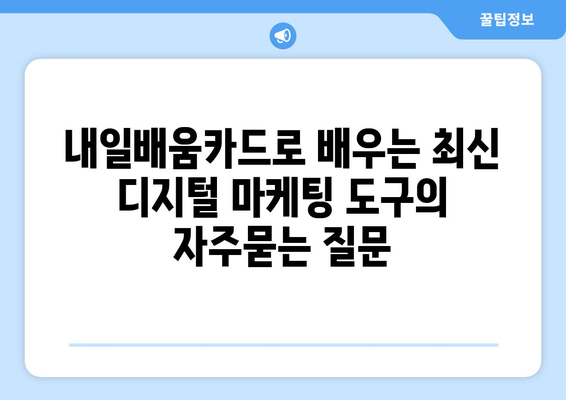 내일배움카드로 배우는 최신 디지털 마케팅 도구