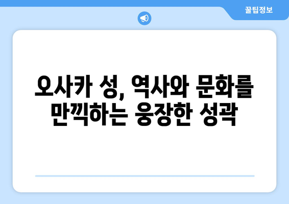 오사카 여행지, 여행객이 사랑하는 인기 명소