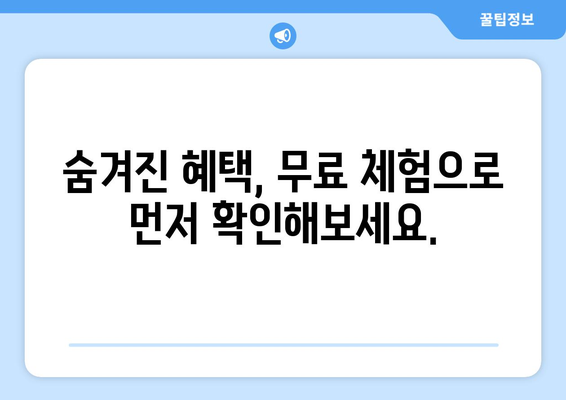 OTT 무료체험, 시작하기 전에 알아둘 팁