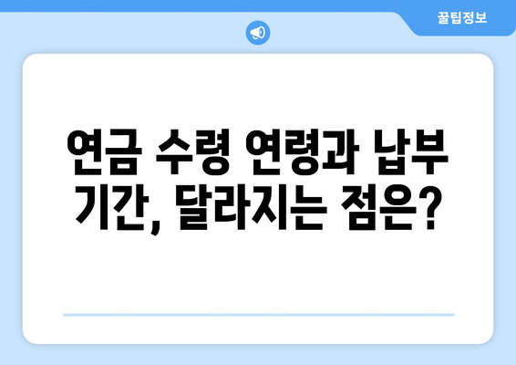 국민연금 개혁안 2안: 주요 변경 사항과 개선점