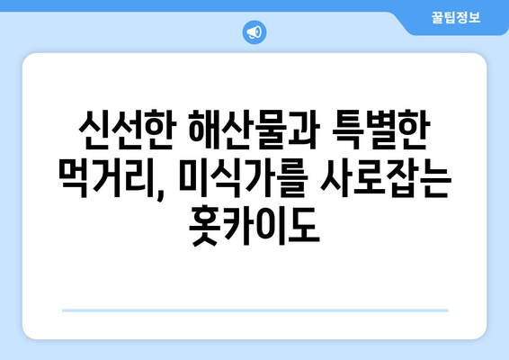 훗카이도 여행 가이드, 자연과 전통을 모두 느낄 수 있는 방법